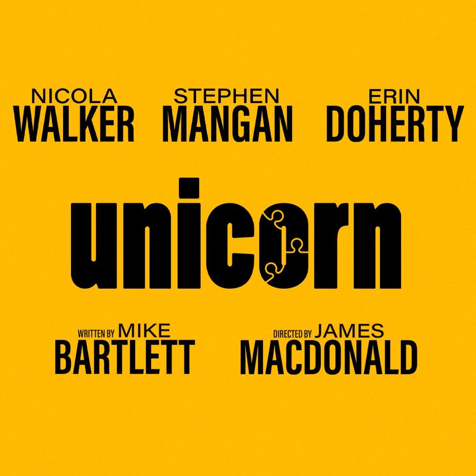 Stephen Mangan (@stephenmangan) on Twitter photo Just announced: world premiere of Mike Bartlettās new play UNICORN Feb-April next year. Itās a stunning piece of work and I get to work with Nicola and Erin who are two of the very best. Garrick Theatre.
@UnicornThePlay <a href="/NimaxTheatres/">Nimax Theatres</a> Just announced: world premiere of Mike Bartlettās new play UNICORN Feb-April next year. Itās a stunning piece of work and I get to work with Nicola and Erin who are two of the very best. Garrick Theatre.
@UnicornThePlay <a href="/NimaxTheatres/">Nimax Theatres</a>