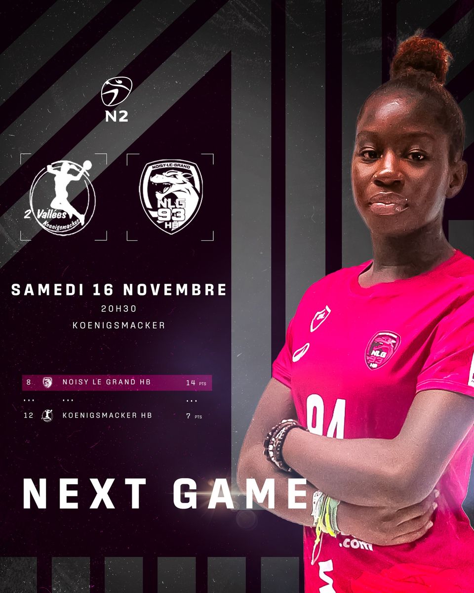 𝗗𝗲́𝗽𝗹𝗮𝗰𝗲𝗺𝗲𝗻𝘁𝘀 𝗼𝗽𝗽𝗼𝘀𝗲́𝘀 𝗰𝗲 𝘄𝗲𝗲𝗸-𝗲𝗻𝗱 🚄

Direction l’Ouest de la France pour la N1, qui se rend en Bretagne pour affronter le Roz Hand'Du 29 à 20h30. 

La N2 se déplace dans l’Est pour affronter la lanterne rouge ASC 2 Vallées Handball. 

💜🖤