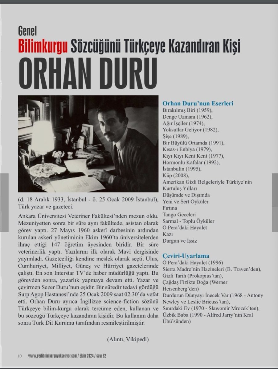 Yerli Bilimkurgu Yükseliyor
Ekim 2024 Sayı 82
