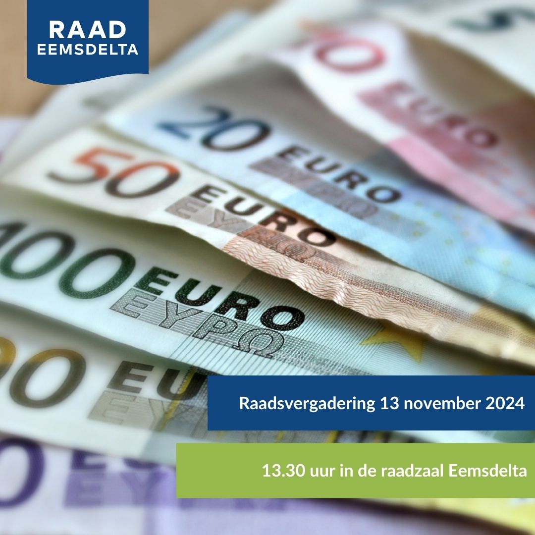 Het is zover! De raad vergadert om 13.30 uur over de begroting. Kijkt u live mee? raadeemsdelta.nl