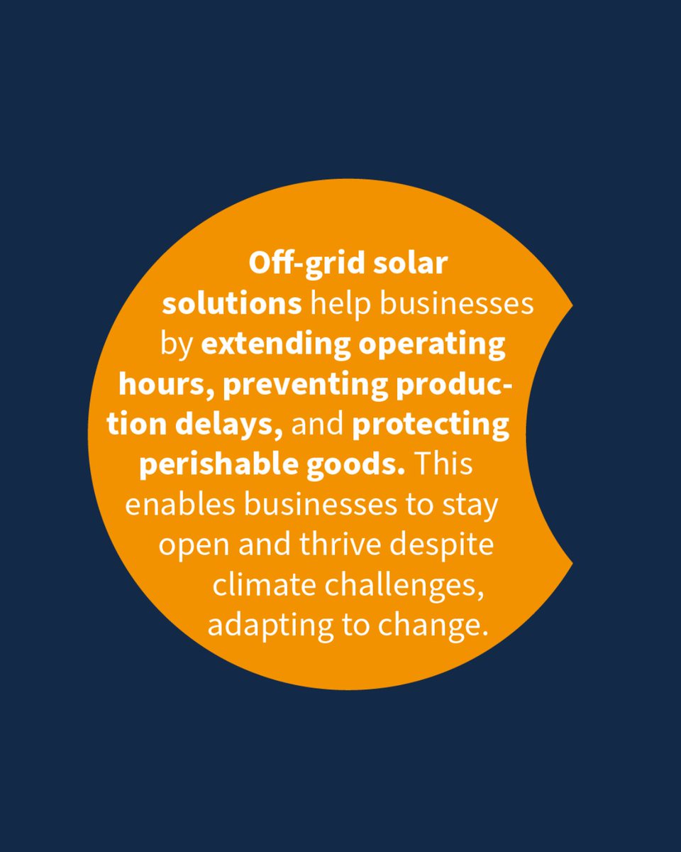 GOGLAssociation's tweet image. 🌍 At #COP29, building climate resilience is key.

#OffGridSolar lighting helps businesses extend hours, prevent disruptions, and protect perishable goods, boosting resilience and economic activity amid climate challenges. 

Read more:⬇️
shorturl.at/5i4FF