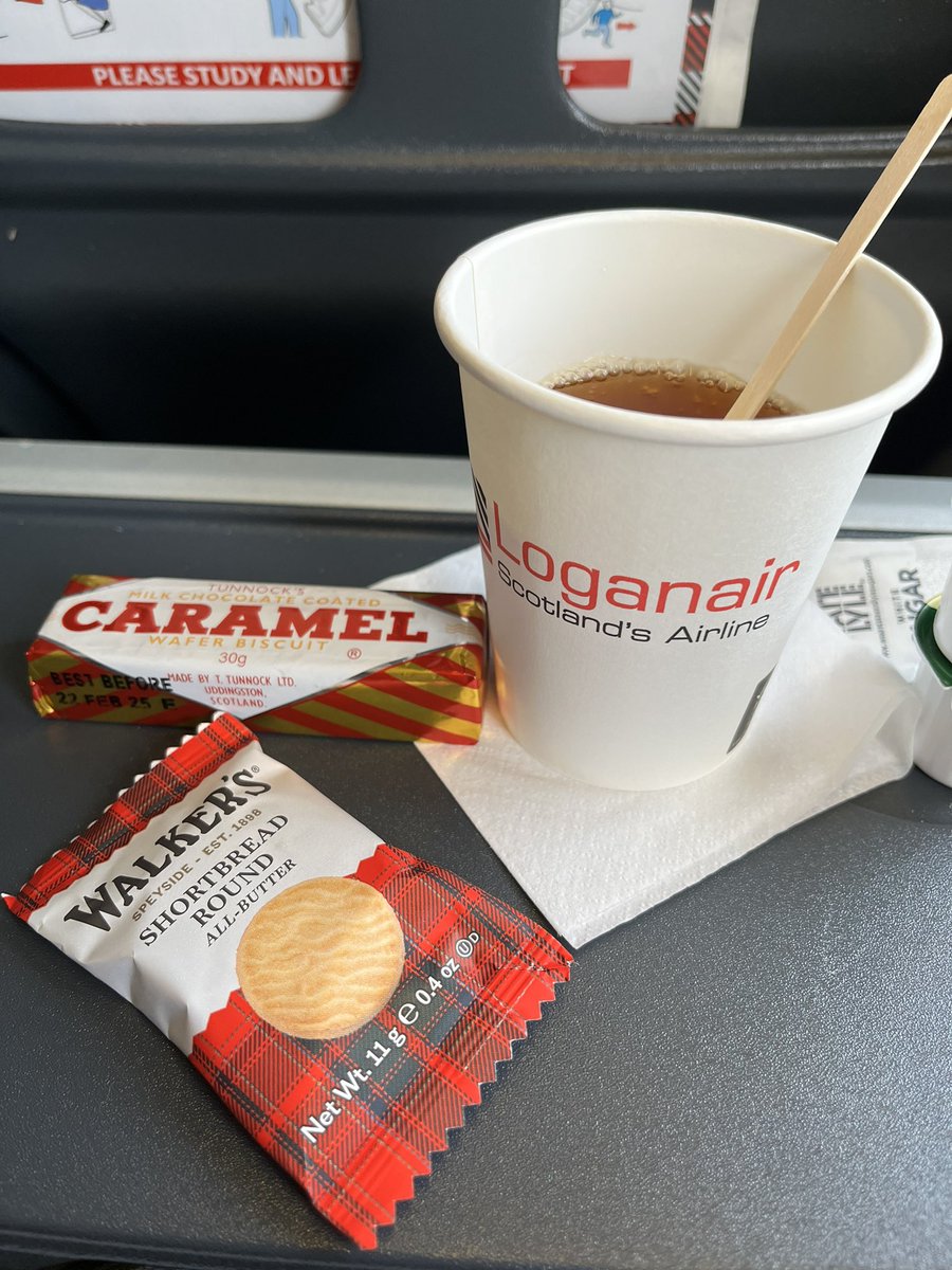 Nothing says welcome to Scotland more than a tea and Tunnocks! Looking forward to giving my talk later BSI Tayside Immunology Group