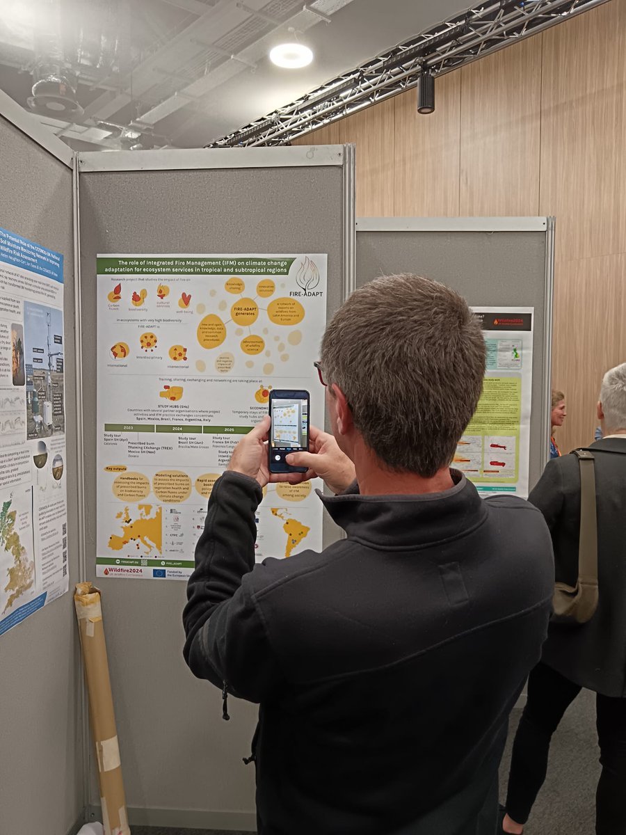 FIRE-ADAPT (@fire_adapt) on Twitter photo We are at <a href="/UKWildfire2024/">Wildfire2024</a>! Many thanks to everyone who is coming to see our poster and to our ambassador at this event, <a href="/PauCostaF/">Pau Costa Foundation</a>! 🙌
More ℹ️ on #FIREADAPT 👉fireadapt.eu/en/ We are at <a href="/UKWildfire2024/">Wildfire2024</a>! Many thanks to everyone who is coming to see our poster and to our ambassador at this event, <a href="/PauCostaF/">Pau Costa Foundation</a>! 🙌
More ℹ️ on #FIREADAPT 👉fireadapt.eu/en/