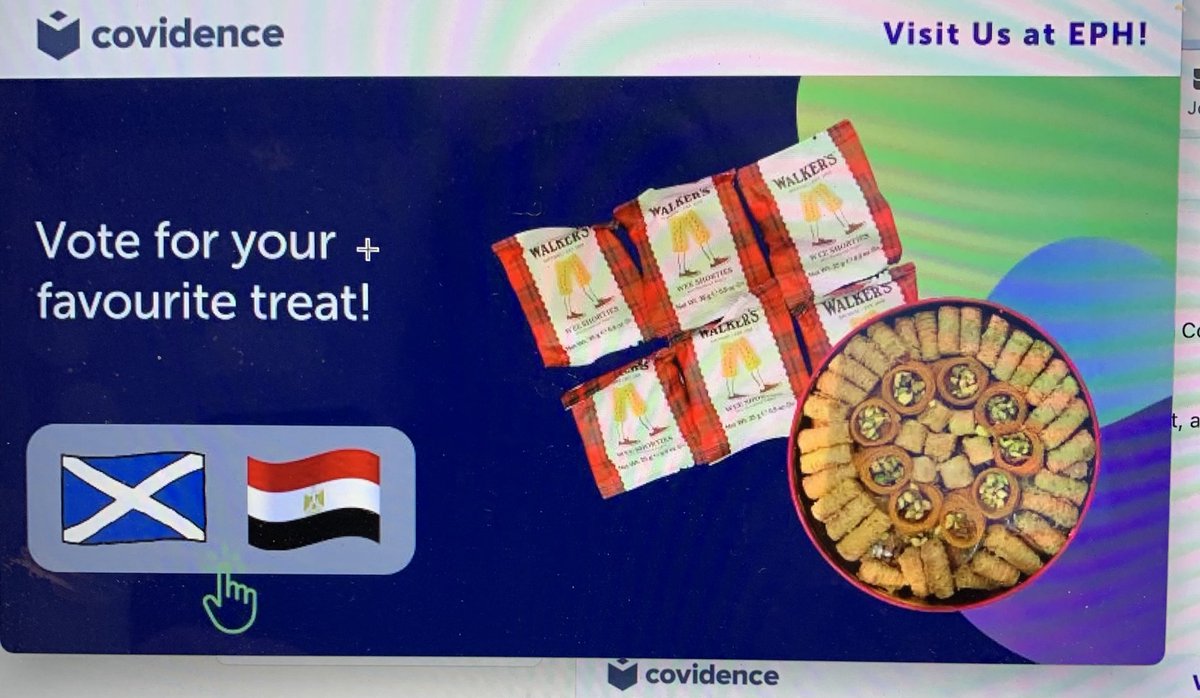 Come and visit us at booth 9 #EPHconference #EPH2024 choose your favourite treat ⁦<a href="/Covidence/">Covidence</a>⁩ #systematicreviews