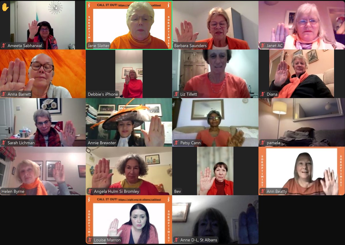 SIStAlbans's tweet photo. #Soroptimist #OrangetheWorldHerts #CALLITOUT ! What will you turn orange this year? send us your actions/pics @hertsheriff @hertscc @StAlbansCouncil @HertsPCC @DaHerts @SAHWR82   https://t.co/6iL8RLMl6V  #PreventionFirst #EndViolenceAgainstWomenandGirls #16DaysofActivism @SIGBI1 https://t.co/uWb910EIPK