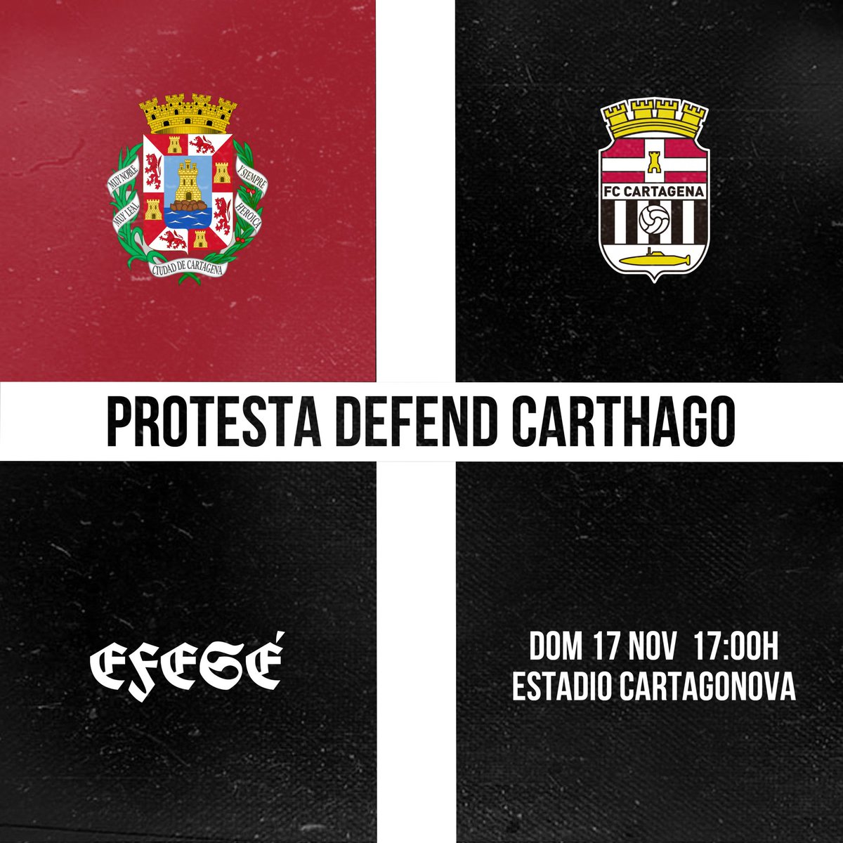 Defendamos lo nuestro, todos juntos y unidos, ahora más que nunca Efesé.