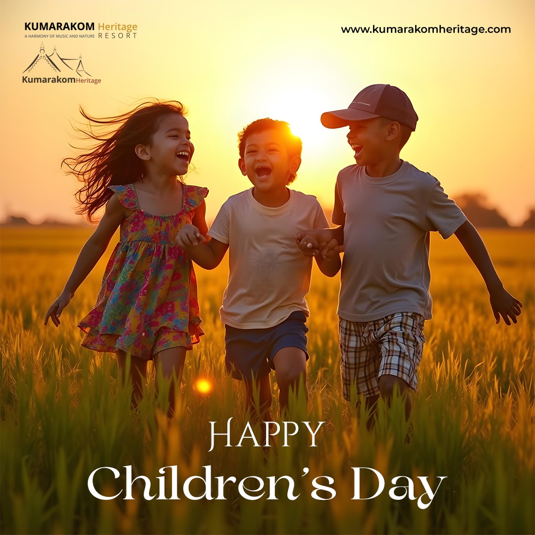 KumarakomH's tweet photo. Happy Children's Day from Kumarakom Heritage Resort, where every child is cherished and every smile is celebrated. 
Kumarakom Heritage Resort
https://t.co/B9huqrAZZd
+91 8714739636

#happychildrensday #childrensday #kids #child  #child #LittleHeroes #KumarakomHeritage #PureJoy https://t.co/q7egVqCcnY