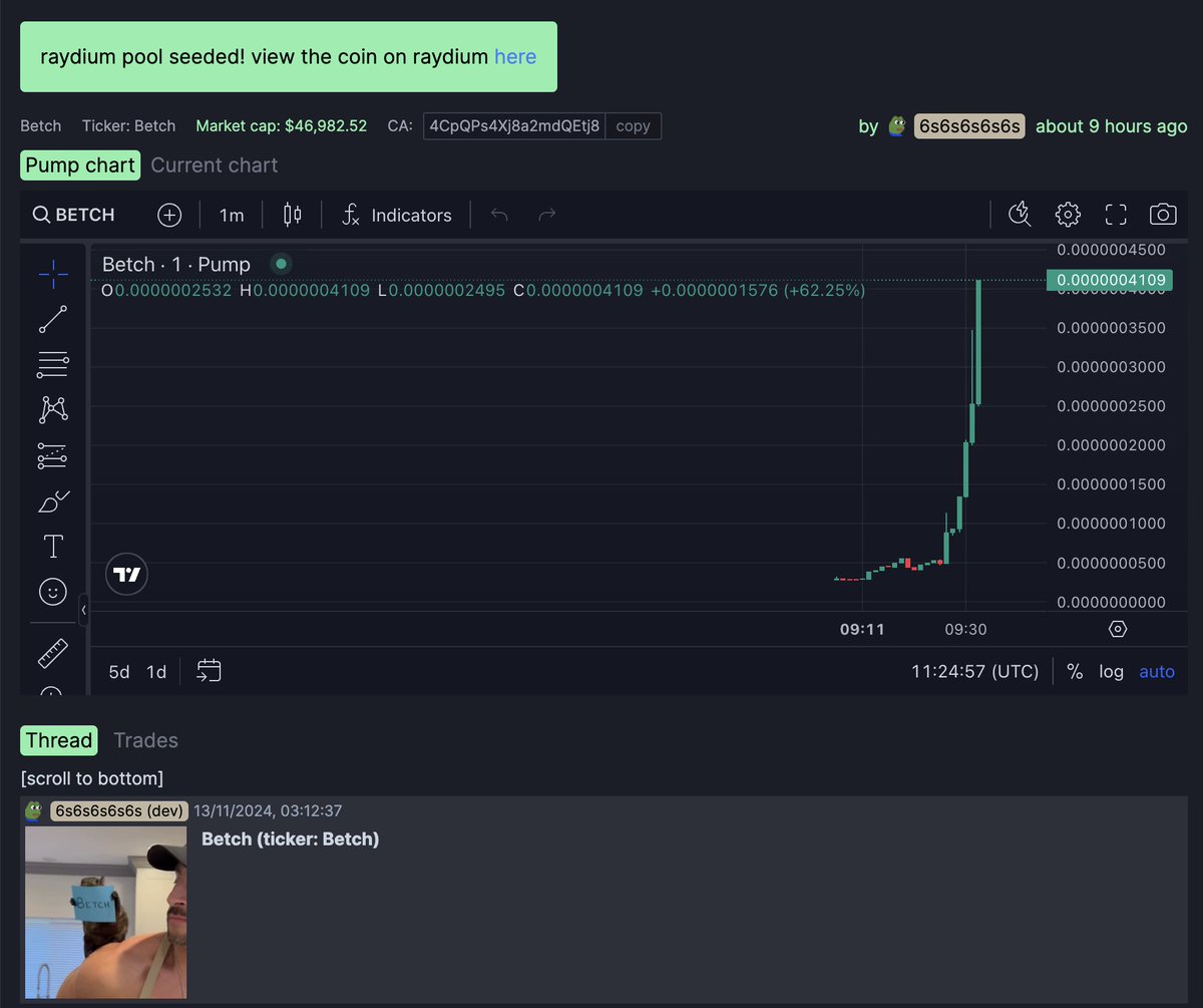 helloworldtec's tweet photo. $betch

this is a farm: ❌61iQuCtvwoBpCATssnijHMVEhxTbkUfJM4P722ZAPUXa

this is the original contract and got drowned by the farm:
✅4CpQPs4Xj8a2mdQEtj8sNP49BjZ333CZvGZcwts4pump https://t.co/XHb6cOsNYp