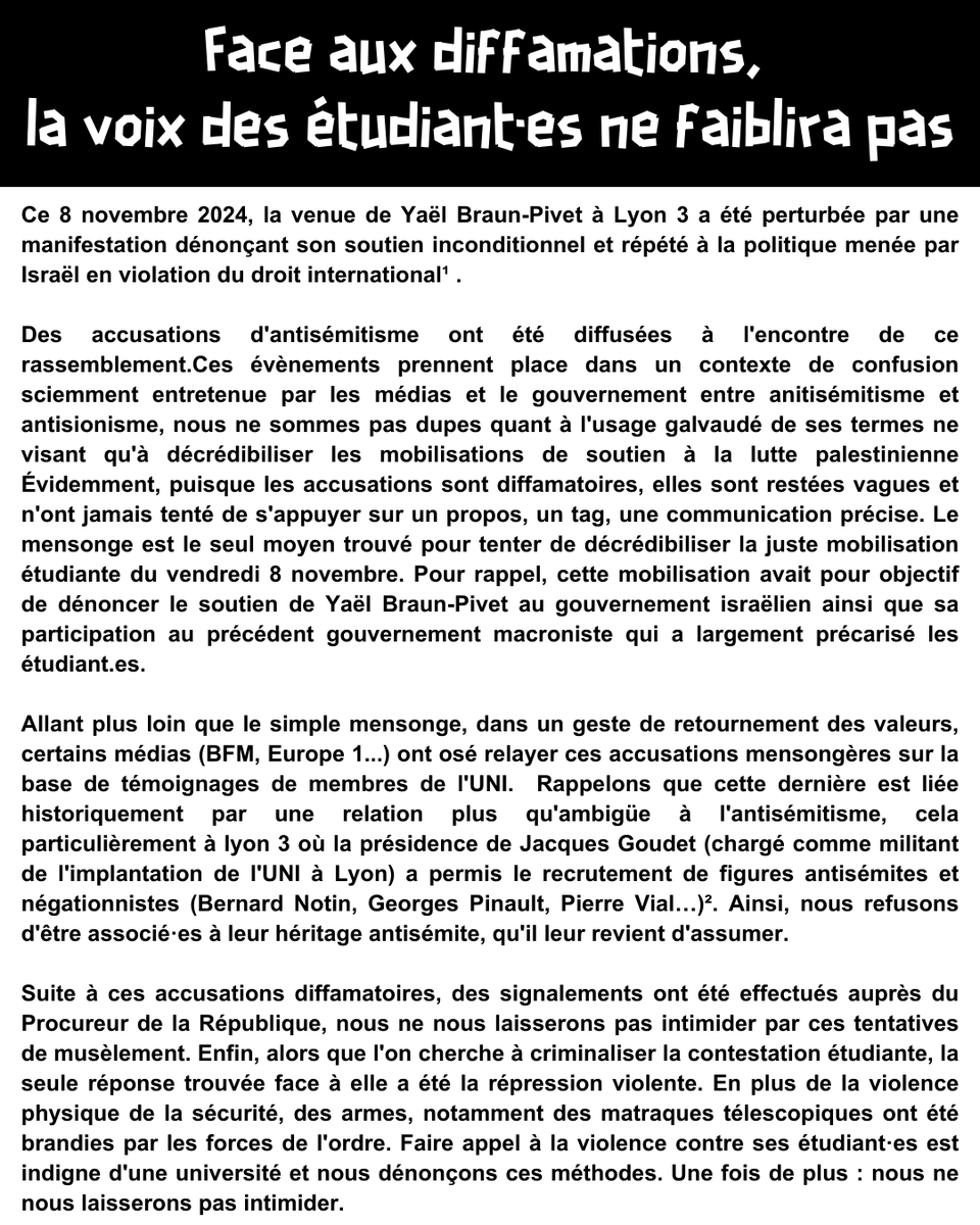 Solidaires étudiant-e-s Lyon tweet media