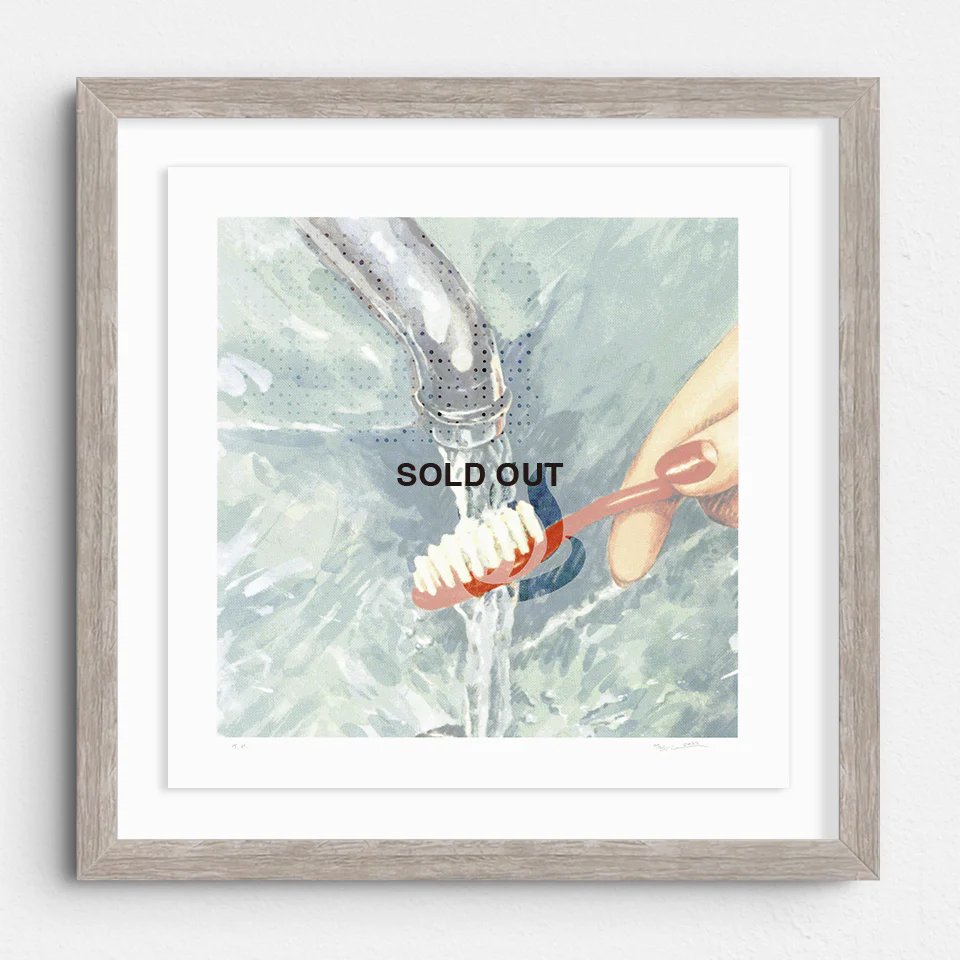 奥村靫正さんのシルクスクリーンによるオリジナルアート作品「TECHNODELIC reconstruction」が完売いたしました（「BGM reconstruction」もすでに完売しております）
追加生産はございません。
yukimasa-okumura-reconstruction.com