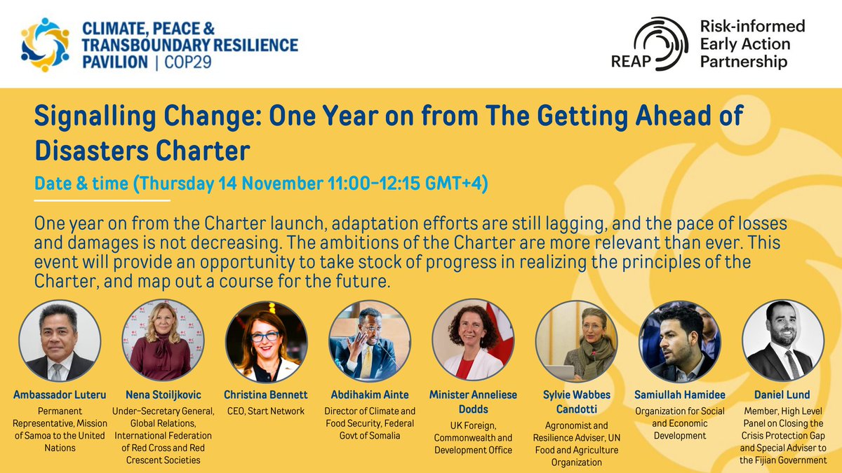 Risk-informed Early Action Partnership tweet media