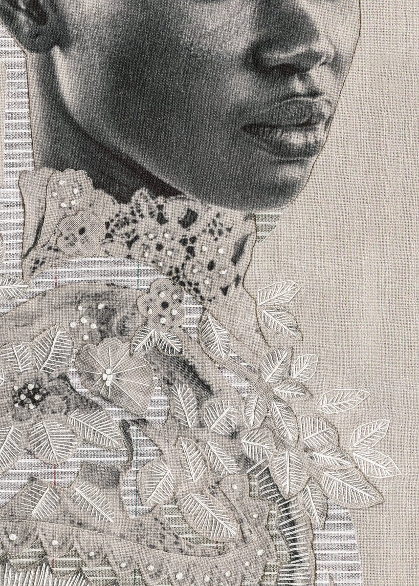 Back in South Africa. I’m working on something new. This piece, Ready for Battle, came to life with hands, needles, and threads. Artwork: Ready for Battle 2024 Size: 710mm x 995mm

#NewArt #HandStitchedArt #SouthAfricaArt #PhotographyAndEmbroidery #ArtProcess #MixedMediaArt