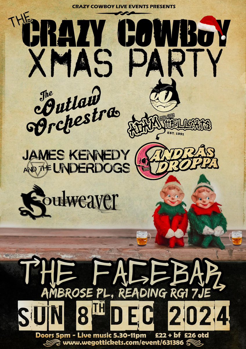 This is gonna be a massive night of quality music get your tickets early wegottickets.com/event/631386