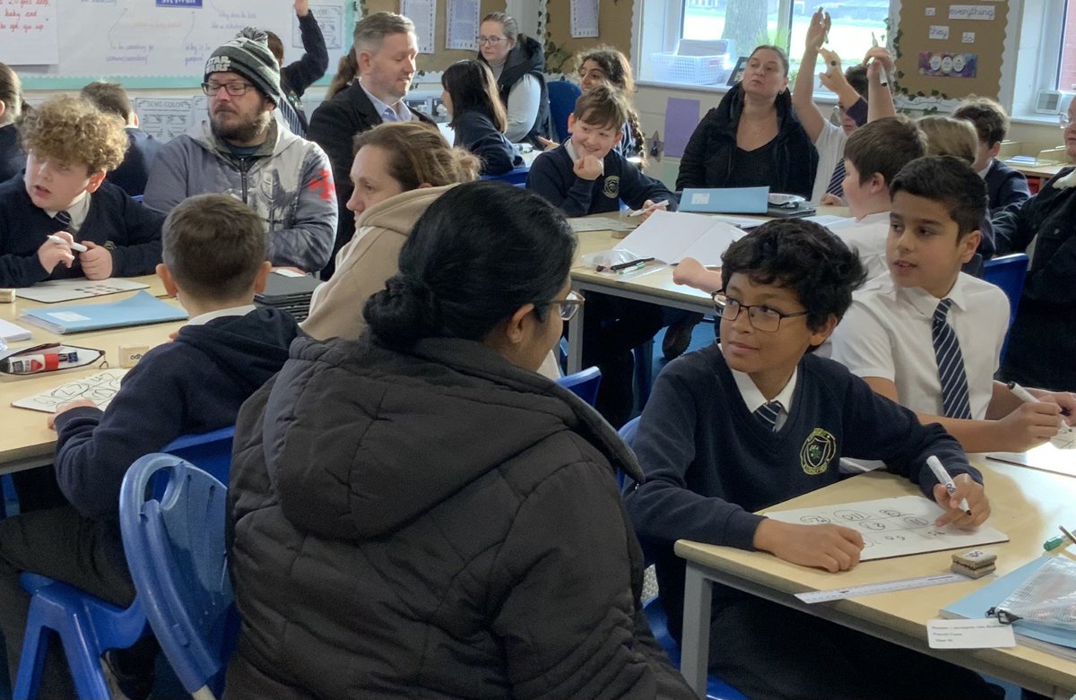 Gorsefield's tweet image. It has once again been a delight for our Maths Lead, Mrs Ellett, and our class teachers to share our learning with our incredibly supportive parents -this time with a focus on Years 4, 5 and 6 in Maths #powermaths #GrowthMindset @EllettMrs