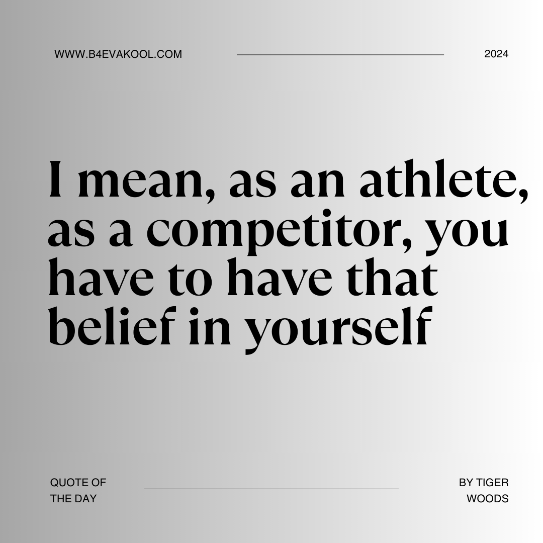 B4evaKool's tweet photo. Quote of the day by Tiger Woods #wednesdaywisdom #quote #b4evakool #beforevercool #foreverbrand #aimhy https://t.co/WQFMl3l2P9
