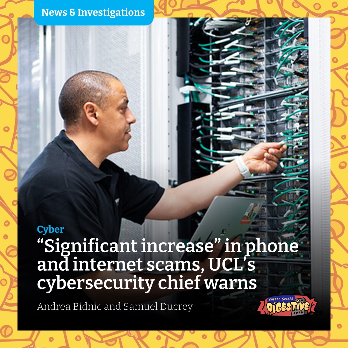 UCL’s cybersecurity chief has urged students to stay vigilant as UK universities face an unprecedented cyber threat, writes <a href="/AndreaBdn7/">Andrea Bidnic</a> and Samuel Ducrey.

⬇️Read the full story here
cheesegratermagazine.org/2024/11/11/sig…