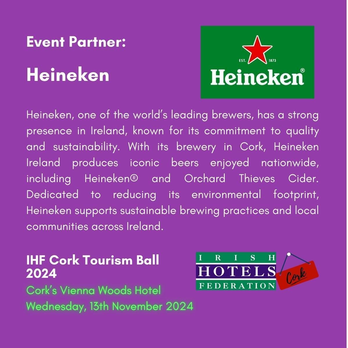 Cork IHF (@cork_ihf) on Twitter photo ๐ Thrilled to announce <a href="/HeinekenROI/">Heineken Ireland</a> as our new partner for the IHF Cork Tourism Ball! With their strong Cork roots, commitment to sustainability, and iconic brews like Heinekenยฎ and Orchard Thieves, Heineken Ireland perfectly aligns with our focus on responsible hospitality. ๐ Thrilled to announce <a href="/HeinekenROI/">Heineken Ireland</a> as our new partner for the IHF Cork Tourism Ball! With their strong Cork roots, commitment to sustainability, and iconic brews like Heinekenยฎ and Orchard Thieves, Heineken Ireland perfectly aligns with our focus on responsible hospitality.