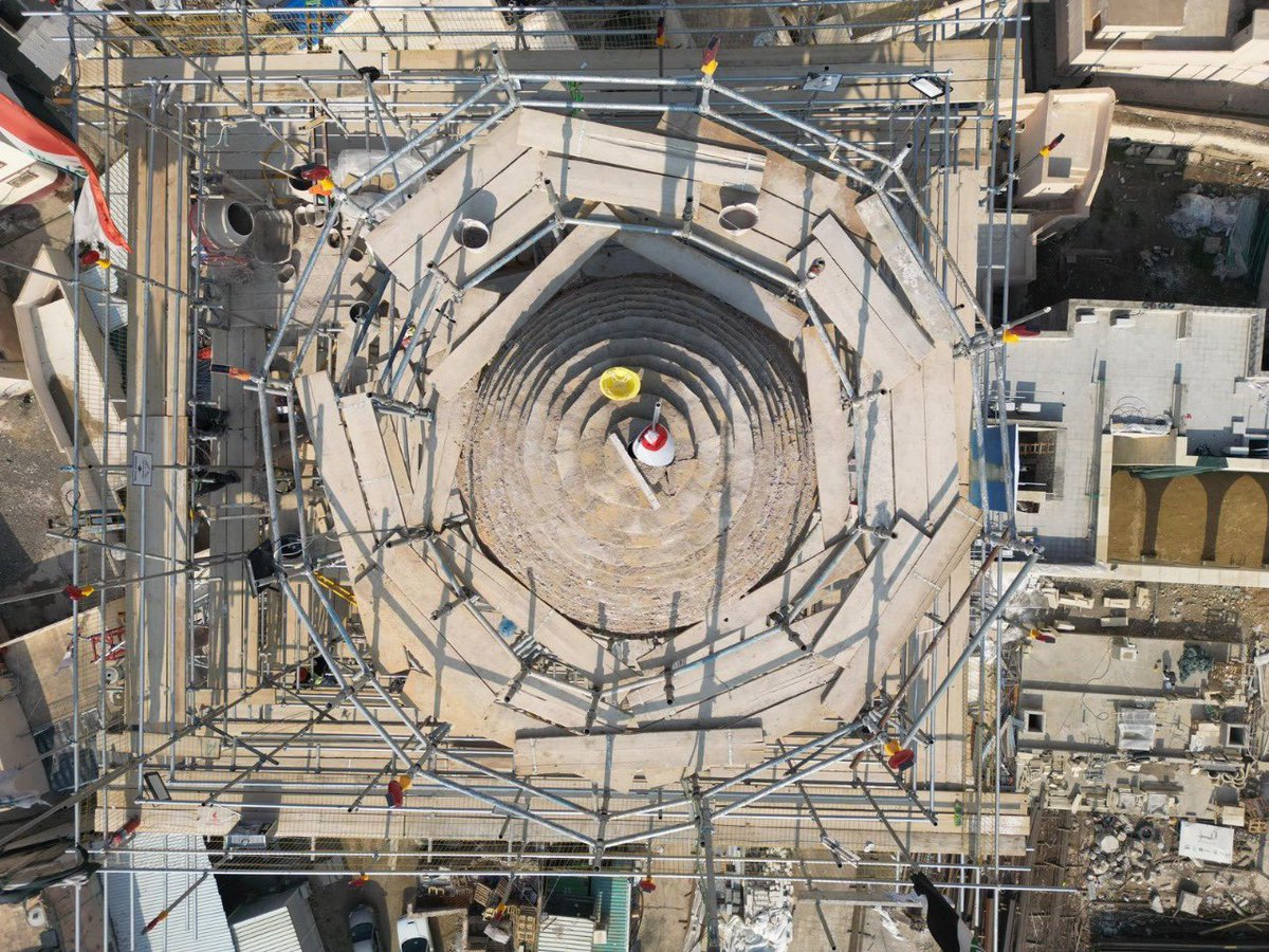 Historic moments are in Mosul as the rebuilding of Al-Hadba Minaret is completed through the <a href="/UNESCO/">UNESCO 🏛️ #Education #Sciences #Culture 🇺🇳</a> generously supported by the United Arab Emirates, in collaboration with Iraq’s Ministry of Culture and Sunni waqif. <a href="/Salemalq/">Salem Khalid Al Qassimi | سالم بن خالد القاسمي</a> <a href="/NouraAlKaabi/">Noura Al Kaabi | نورة بنت محمد الكعبي</a> <a href="/UNESCOIraq/">UNESCO Iraq Office</a> <a href="/UAEMCY/">وزارة الثقافة | الإمارات</a>