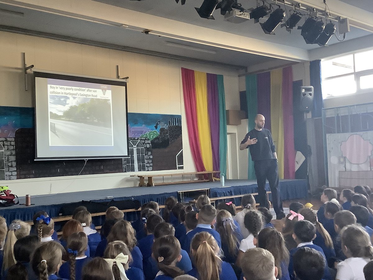 Thank you to <a href="/ClevelandFB/">ClevelandFB</a> for coming in this morning to talk about road safety.