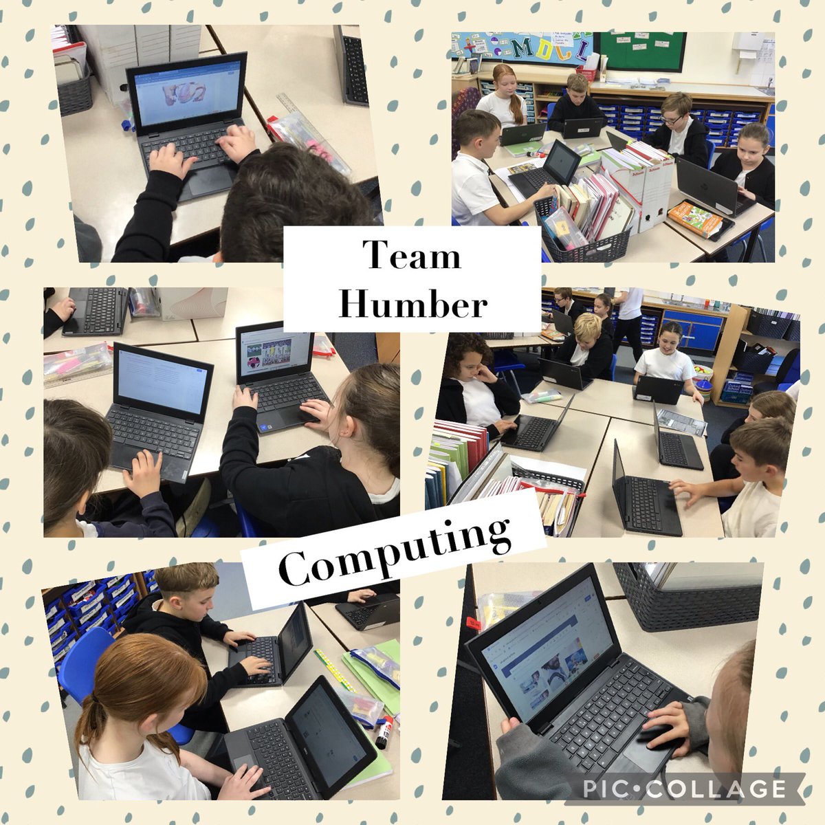 Team Humber have spent the morning creating websites 💻. <a href="/BandBschool/">Brotherton and Byram CP Academy</a>
