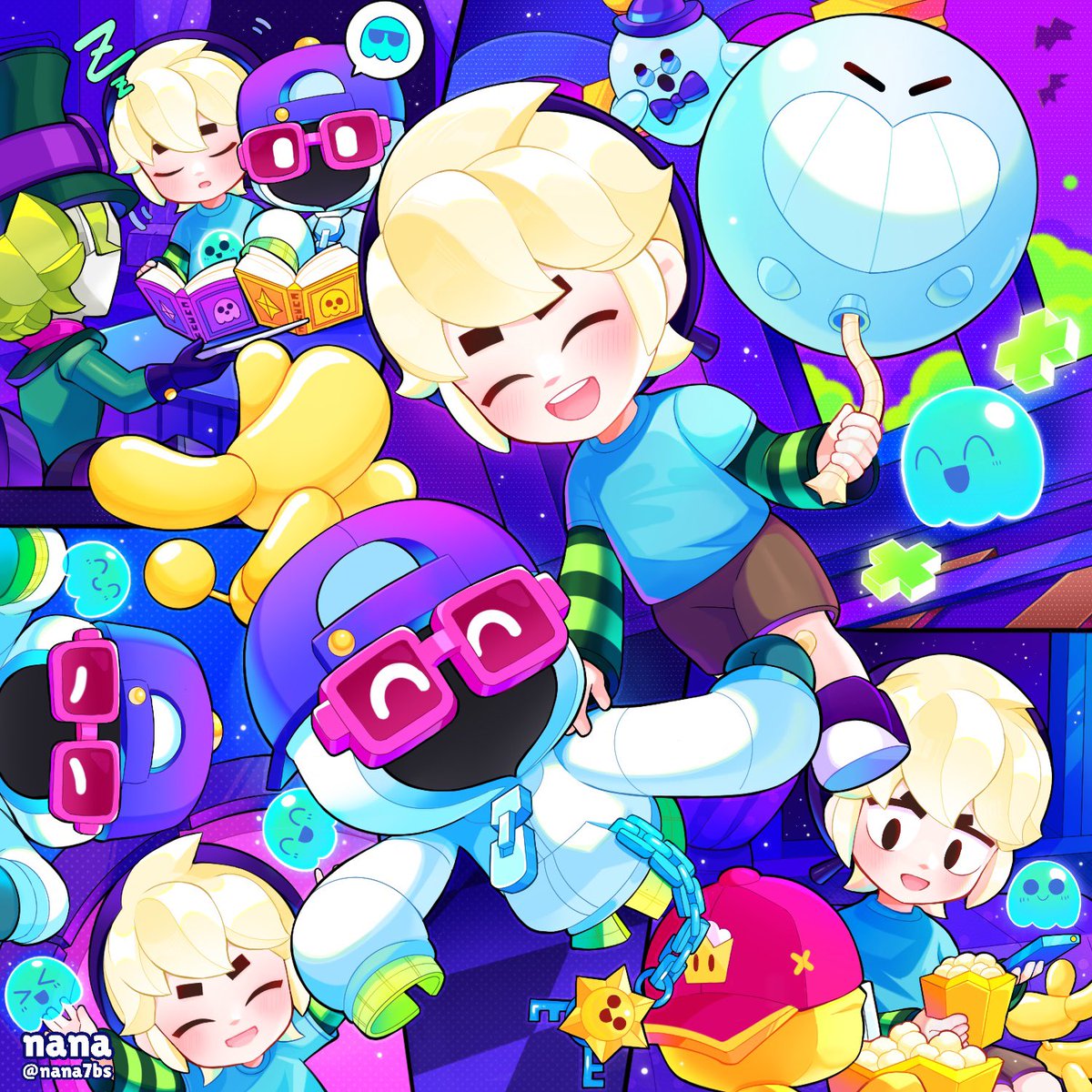 Brawl Stars comic fan art #BrawlStars #ブロスタ