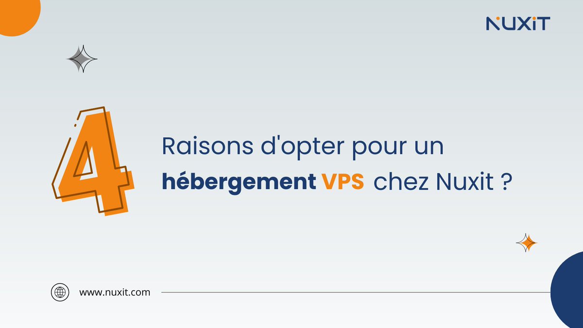 nuxit's tweet photo. Lancez votre projet avec la puissance d’un hébergement VPS Nuxit ! 🚀 

Profitez de la flexibilité, de la sécurité et de l’évolutivité pour vos applications. 👨🏻‍💻 

👉 Découvrez-en plus ici : https://t.co/wtqm3hVHfC 

#Nuxit #ServeurVPS #Sécurité #Cloud #France https://t.co/9qQXtjuZMF