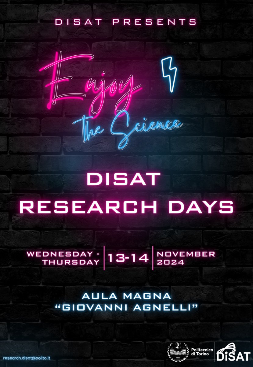 DISAT PoliTO tweet media