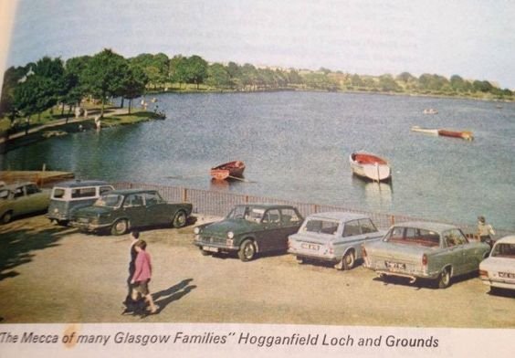 Hogganfield Loch, #Glasgow 1960s. Source unknown.