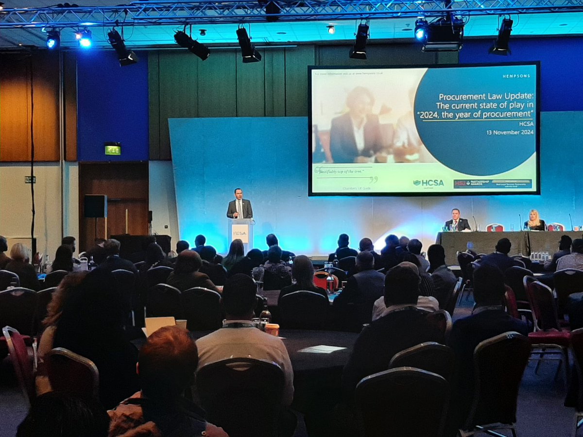Hempsons (@hempsonslegal) on Twitter photo Has 2024 lived up to its promise as the 'year of procurement'? Great turnout for <a href="/A_Daly_Hempsons/">Andrew Daly</a>' procurement law update in the main auditorium. #HCSA24 #procurement Has 2024 lived up to its promise as the 'year of procurement'? Great turnout for <a href="/A_Daly_Hempsons/">Andrew Daly</a>' procurement law update in the main auditorium. #HCSA24 #procurement