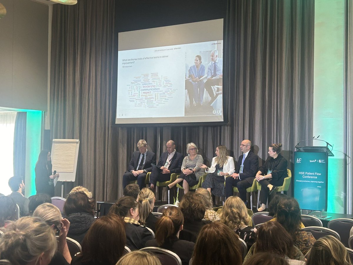 Fantastic panel discussion this morning at the Patient Flow Academy #PFA24
