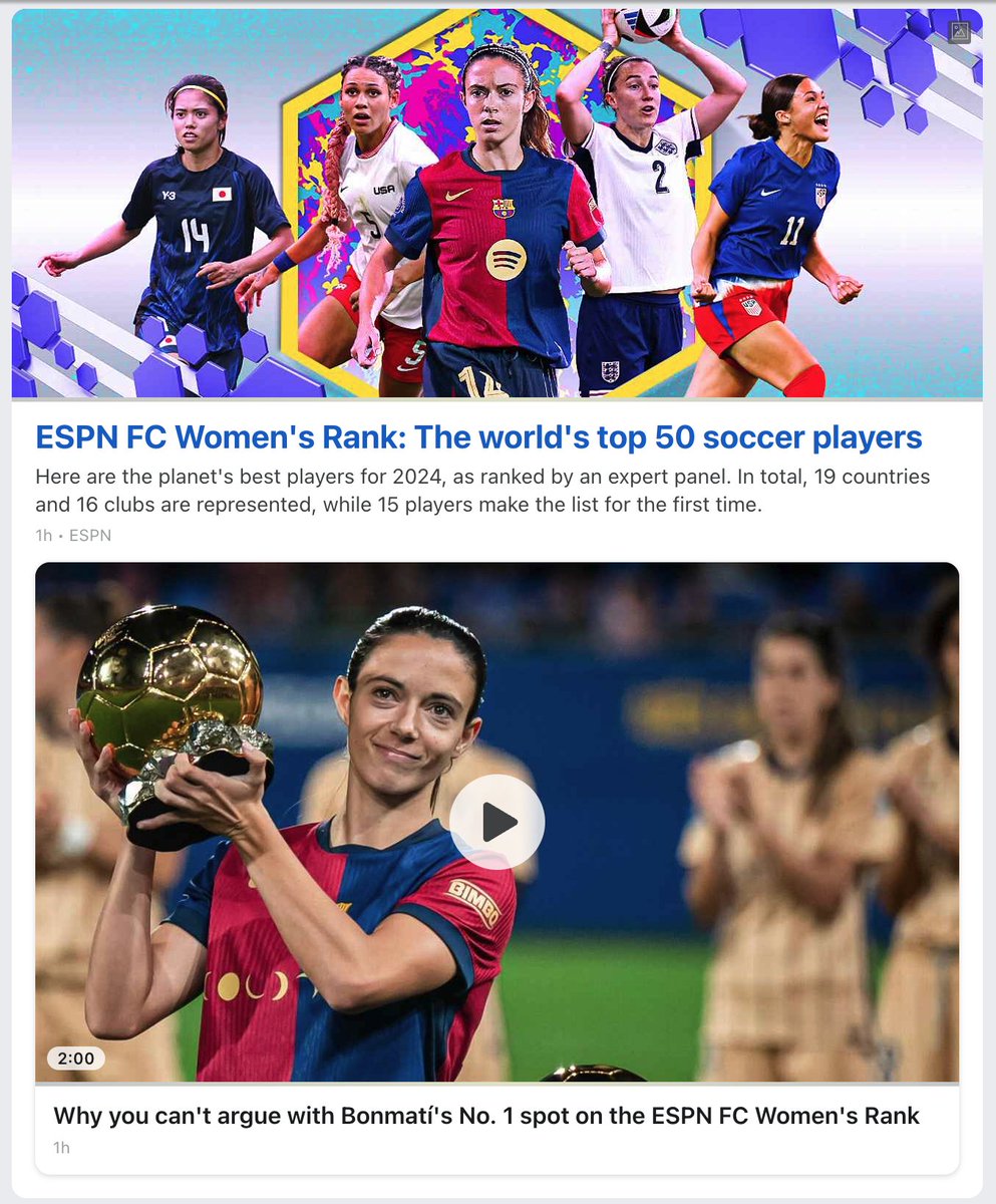 AFStats's tweet photo. Oh @espn, my sweet summer child. You can argue anything these days. https://t.co/HFIy4ojUeK