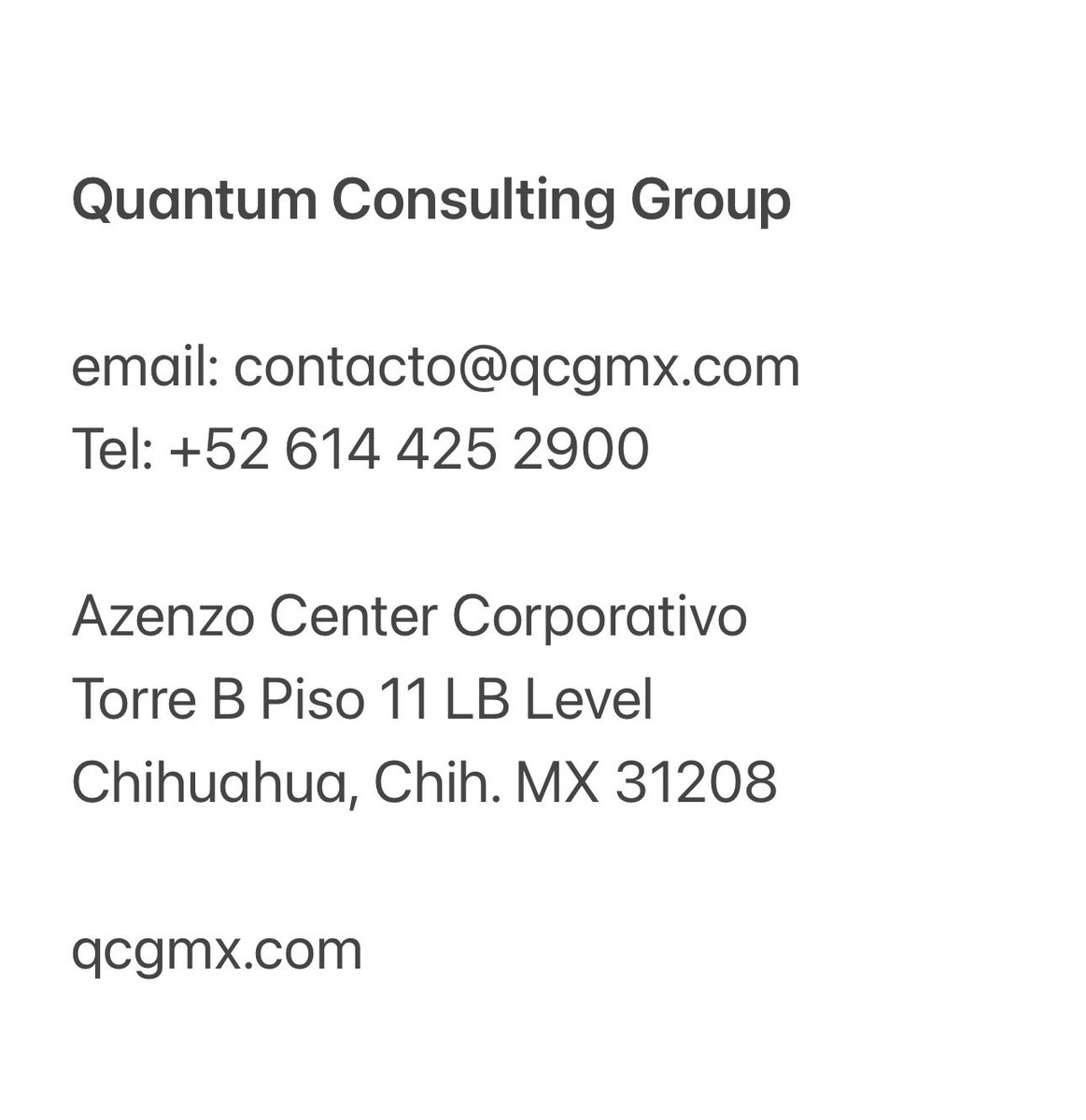 The most disruptive and influential Behavioral Economics strategy and management consulting firm in northern Mexico.

People Growth | Enterprise Disruption | Finance Innovation | Tax | Fintech | Real Estate | AI

qcgmx.com