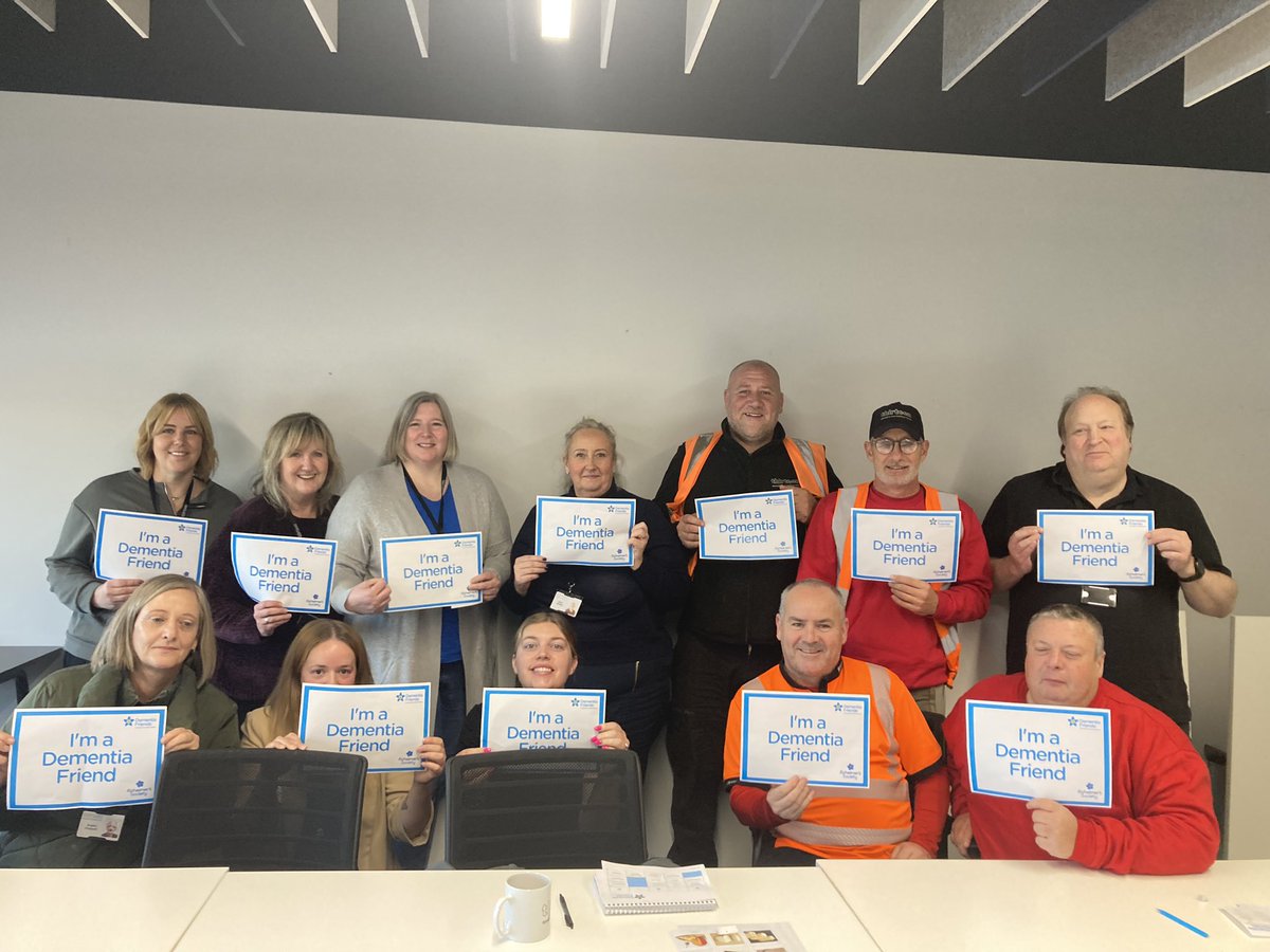 Delighted to deliver <a href="/DementiaFriends/">Dementia Friends</a> to great staff from Thirteen Housing Group - one of those attending became the 5,000 th person I’ve@ supported in becoming a Dementia Friend <a href="/GaryAPhilipson/">Gary Philipson</a> <a href="/Arthaus1989/">Arthaus Gallery</a> <a href="/Hillstreetshop/">Hillstreet</a> <a href="/MFCFoundation/">MFC Foundation</a>