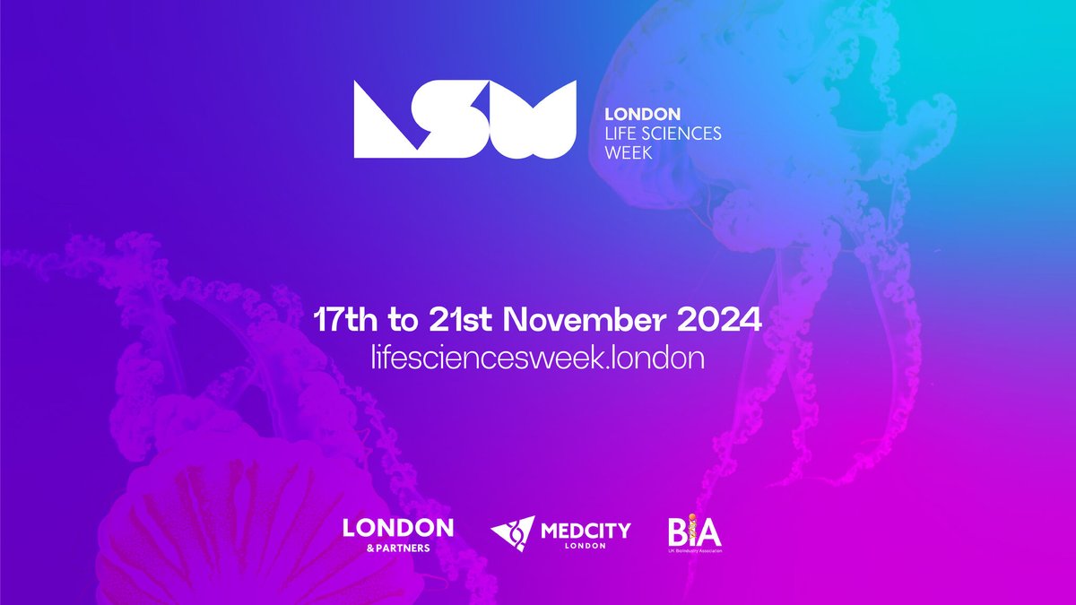 ⌛ Just under one week until London Life Sciences Week (LLSW) Week ➡ lifesciencesweek.london

Don’t miss out on a week packed with 🌍 #BlobalBiotech collaboration, dealmaking and celebrating London life sciences. 

📣 London Life Sciences Week (LLSW) hosted by <a href="/MedCityHQ/">MedCity</a> and the