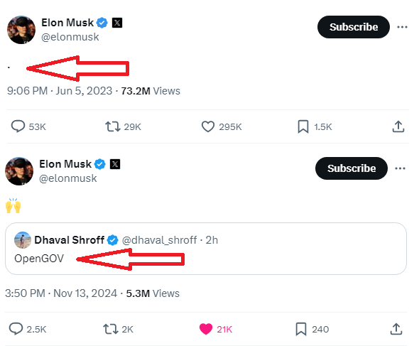 CryptoCappex's tweet image. I don't know guys, one coincidence might be a fluke, but two might be proof.... Musk is known to be a great troller and maybe there is some subliminal message to be grasped here, but I wouldn't want to fuel speculation on #Polkadot 👀