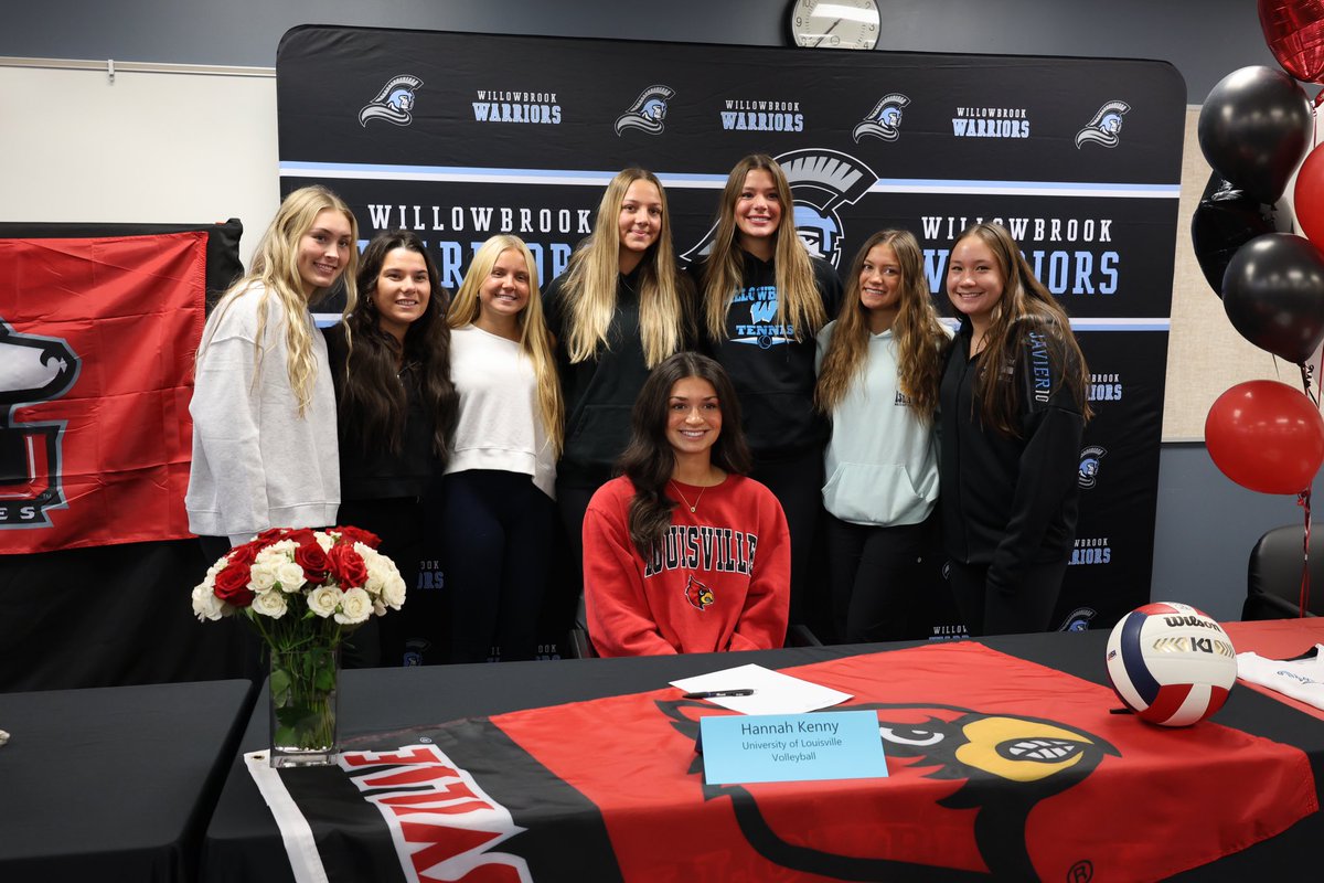 Willowbrook Athletics (@wb_athletics) on Twitter photo <a href="/hannah_kennyyy/">Hannah Kenny</a> will be playing volleyball next Fall at the University of Louisville! #BeAChampion <a href="/WBvball/">Willowbrook Girls Volleyball</a> <a href="/WillowbrookHS1/">Willowbrook HS</a> <a href="/dkrausewb/">Dan Krause</a> <a href="/hannah_kennyyy/">Hannah Kenny</a> will be playing volleyball next Fall at the University of Louisville! #BeAChampion <a href="/WBvball/">Willowbrook Girls Volleyball</a> <a href="/WillowbrookHS1/">Willowbrook HS</a> <a href="/dkrausewb/">Dan Krause</a>