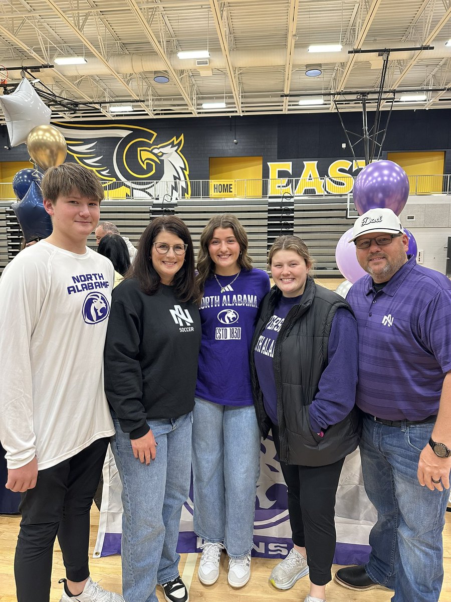 Congratulations <a href="/sophiaheinert/">Sophia Heinert #4</a> excited for what the next 4 years will bring! 
Roar Lions 🦁 <a href="/UNASoccer/">North Alabama Soccer</a> <a href="/UNAAthletics/">North Alabama Athletics</a>