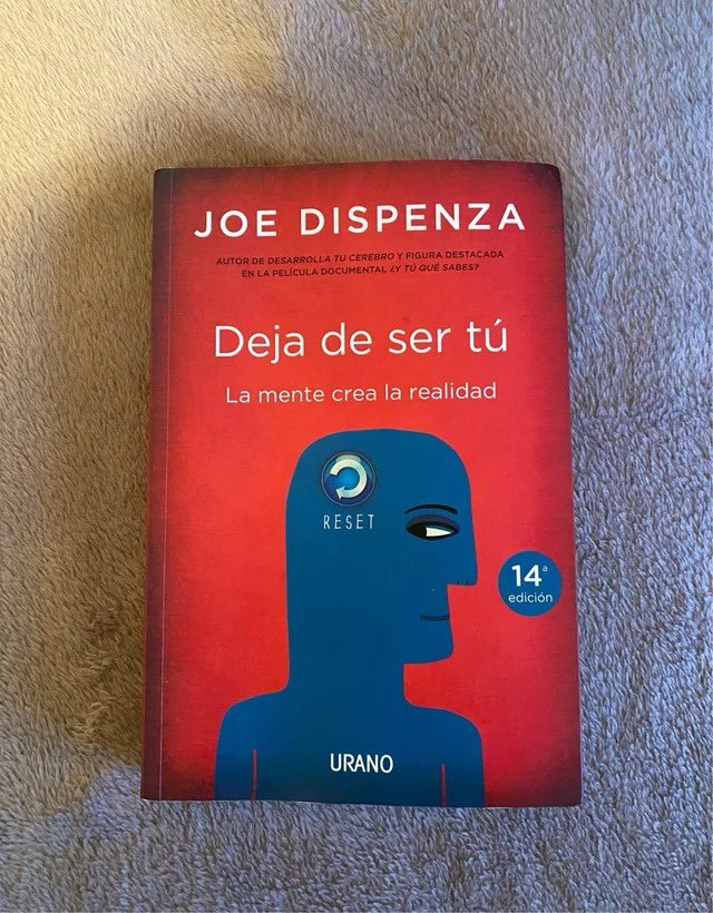 El libro "Deja de ser tú, la mente crea la realidad" es con diferencia el mejor libro que he leído este año.

Te dejo sus 8 principales lecciones.

HILO 👇🏼