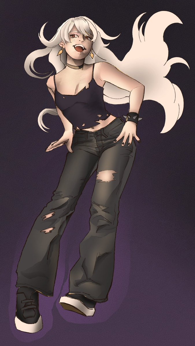 Punk Corrin!! 😍👩🏻‍🎤
#fe14 #corrin #FireEmblem #kamui