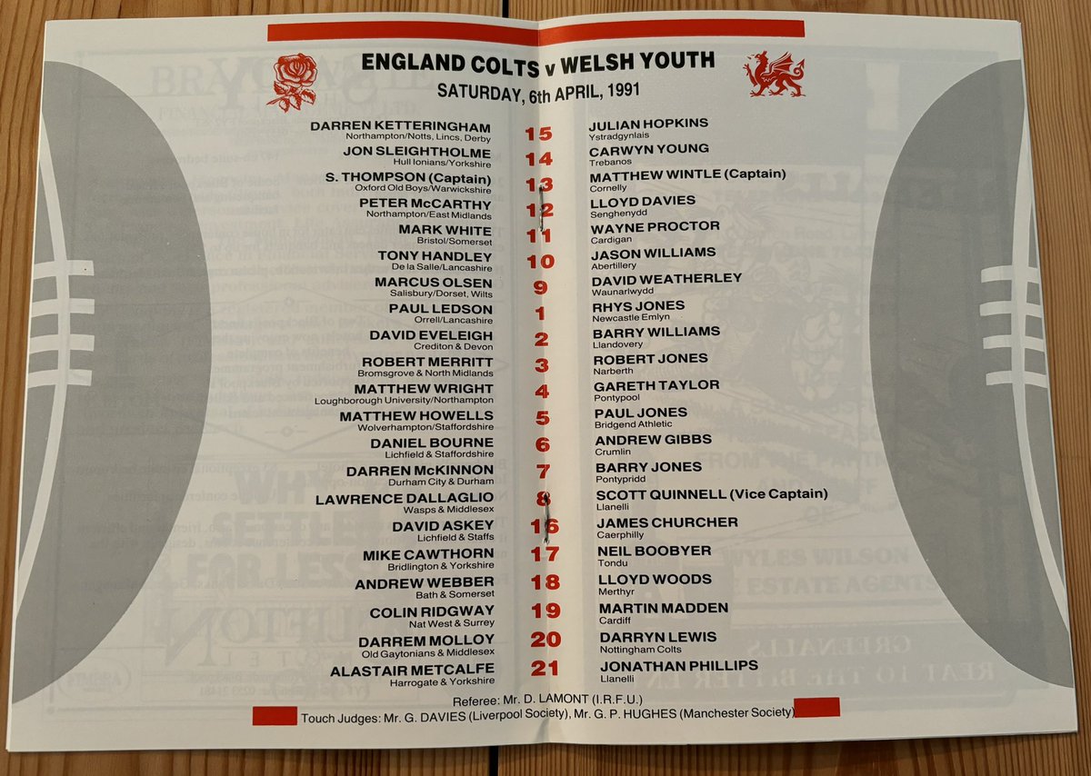 Rugby Memorabilia Society tweet media