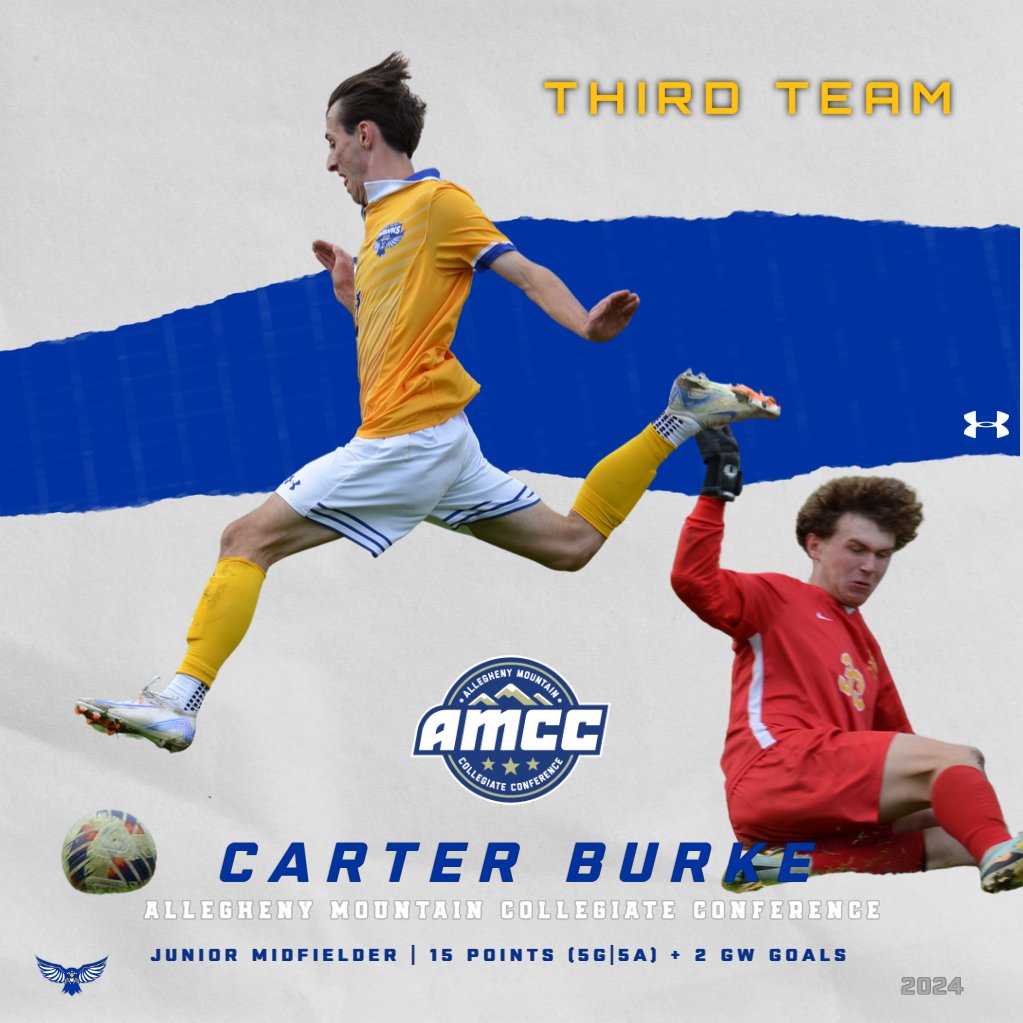 Hilbert Athletics (@hilbertathletic) on Twitter photo Congratulations to Carter Burke, Cam Murdie and Jason Vullo from <a href="/Hilbert_MSoccer/">Hilbert College Men’s Soccer</a> who were tabbed as 2024 AMCC Men's Soccer Third Team All-Conference selections!
#hawkyeah Congratulations to Carter Burke, Cam Murdie and Jason Vullo from <a href="/Hilbert_MSoccer/">Hilbert College Men’s Soccer</a> who were tabbed as 2024 AMCC Men's Soccer Third Team All-Conference selections!
#hawkyeah