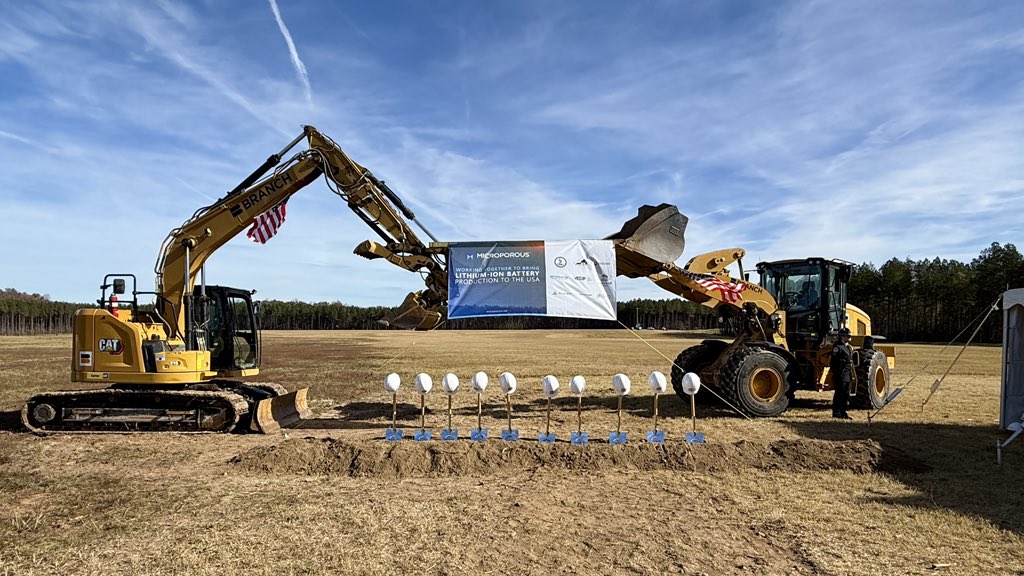 Microporous announces 1.35 billion dollar investment at the Southern Virginia Megasite near Danville.