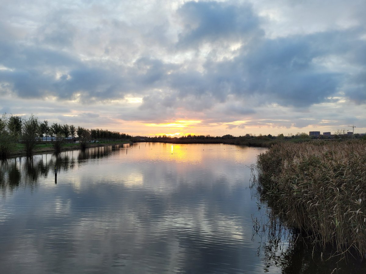 Wat een mooie avond weer in onze Groenzoom Berkel Pijnacker