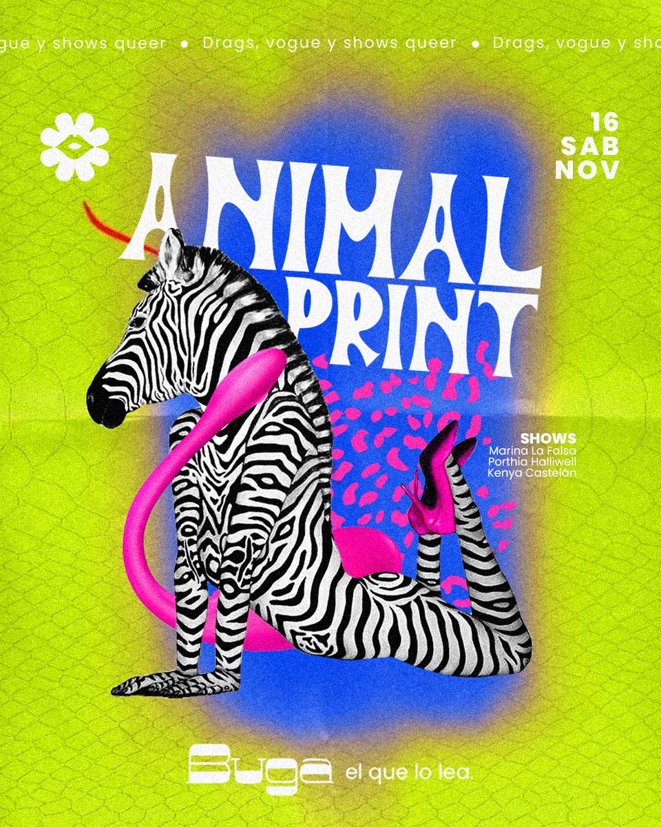 bugaqueerbar's tweet photo. La carteleraaaaaaa hijaaaas este fin nos llega de regalo VECINAS INVASORAS CATTRIONA y GRETA GRIMM 👁️🫦👁️ y sábado es de NEON Y ANIMAL PRINT así en vistosas 😶‍🌫️✨ a reservar hijas que se llena el nuevo salón 🫦

#BugaElQueLoLea https://t.co/m94LKjI8aB