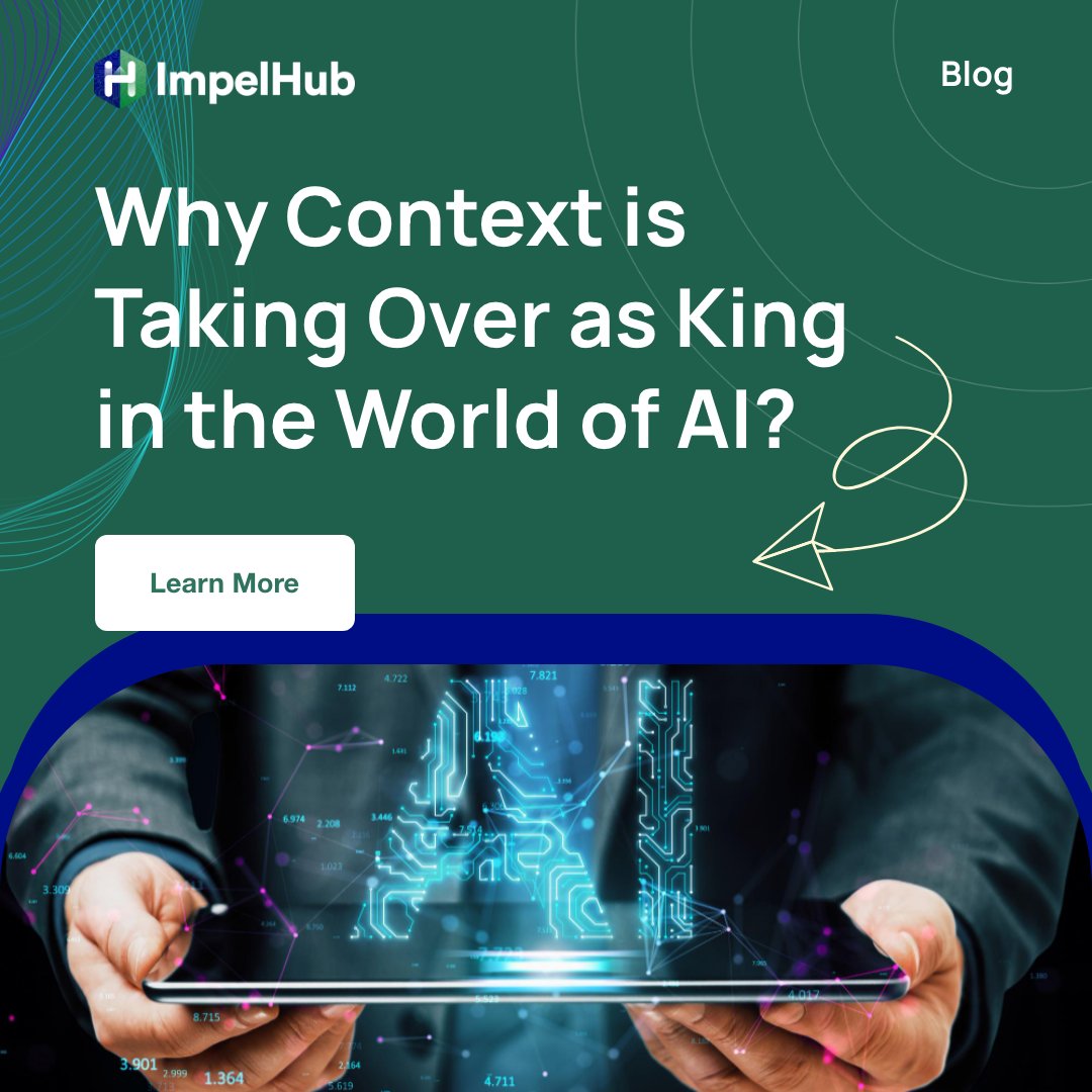 Impel_Hub's tweet photo. In the world of AI, context is taking over as the real king. Imagine AI responses that aren't just accurate but truly relevant—tailored to your industry, needs, and unique challenges. Curious how context is reshaping AI and business? Check out the article in the comments. #AI https://t.co/ScicCBfCPN