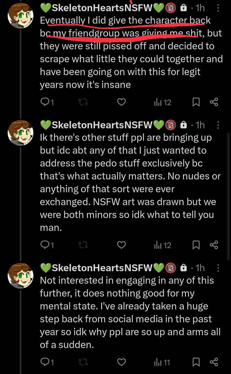 lucarioskeleton's tweet photo. Okay so this is Casey, I just saw this and I’m going on my own words, THIS IS NOT ABOUT AN ADOPT CHARACTER. If this is really what he took out of this entire document it speaks volumes. 1/2 https://t.co/dD4iXB5qUT