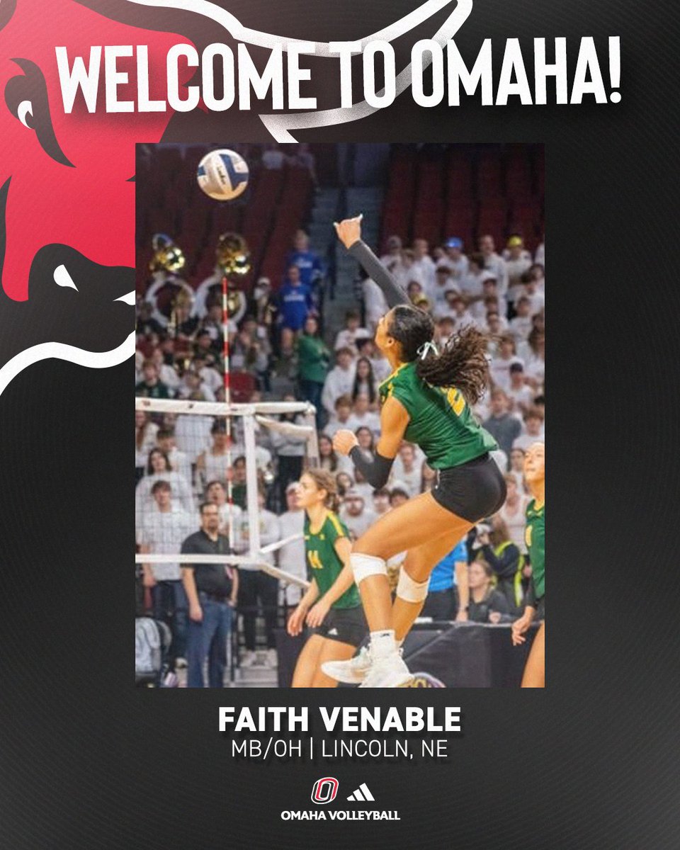 ✍️ | Welcome to Omaha, Faith!  

Faith Venable joins the Mavericks from Lincoln, Neb. where she attended Pius X High School and set the program records for kills in a match (36) and single-season kills (526).  

#GoMavs