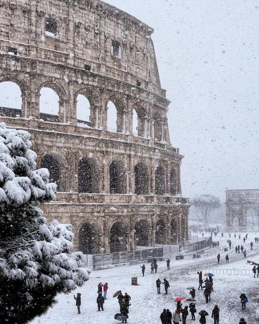 Roma'da kış