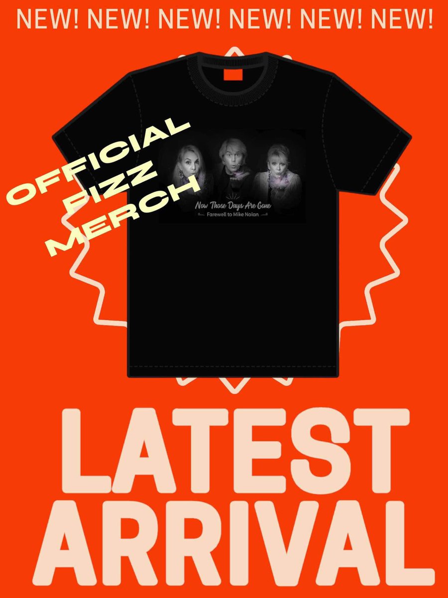 A little taster below, of one of the new merch items!! If you are coming to Mike's final gig next week, there will be an official souvenir T-shirt available at the merch stand. 
There will only be a limited amount &amp; sizes available, make sure you are quick to guarantee one!!! 💙