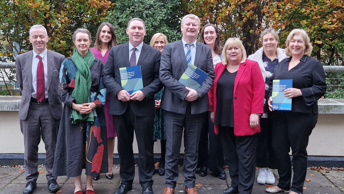 HEA (@hea_irl) on Twitter photo Colleagues from HEA and <a href="/WeAreTUDublin/">TU Dublin / OT Baile Átha Cliath</a> met today to mark the publication of a new Performance Agreement for 2024-2028 and to discuss strategic priorities for its implementation. <a href="/DeptofFHed/">Department of Further and Higher Education</a>
Read the PA here: lnkd.in/eNrw4aJ8
#HigherEducation Colleagues from HEA and <a href="/WeAreTUDublin/">TU Dublin / OT Baile Átha Cliath</a> met today to mark the publication of a new Performance Agreement for 2024-2028 and to discuss strategic priorities for its implementation. <a href="/DeptofFHed/">Department of Further and Higher Education</a>
Read the PA here: lnkd.in/eNrw4aJ8
#HigherEducation